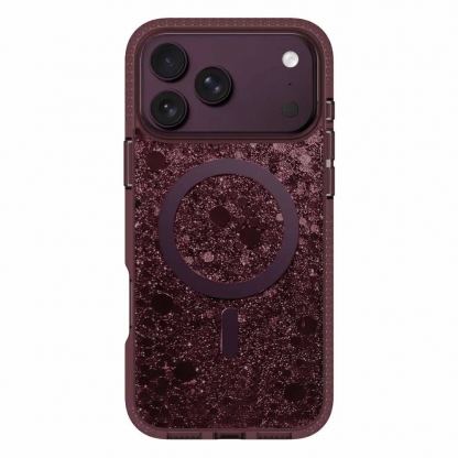 Хибриден удароустойчив кейс с MagSafe за iPhone 18 Pro Max, iPhone 17 Pro Max - Prodigee Popstars M Case (бургунди)