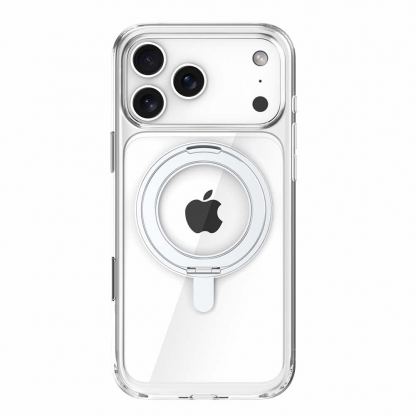 Хибриден удароустойчив кейс с MagSafe и вградена поставка за iPhone 18 Pro, iPhone 17 Pro - Prodigee Teek360 M Stand Case (прозрачен)