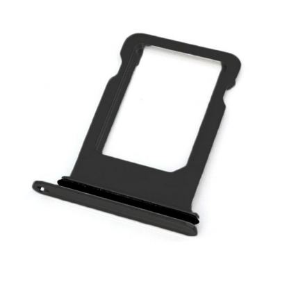 Apple iPhone Sim Tray - оригинална резервна поставка за сим картата за iPhone 11 Pro Max (тъмносив)