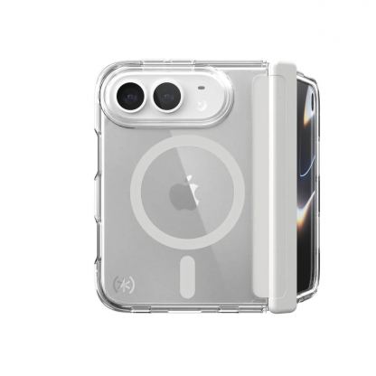 Удароустойчив хибриден кейс с Magsafe за iPhone Duo - Speck Presidio Perfect Clear Fold MagSafe Case