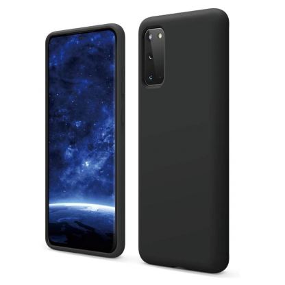 Elago Silicone Case - силиконов (TPU) калъф за Samsung Galaxy S20 Plus (черен)
