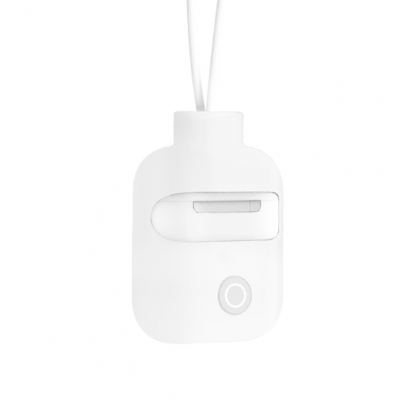 SwitchEasy ColorBuddy AirPods Case - силиконов калъф с лента за врата за Apple Airpods и Apple Airpods 2 with Wireless Charging Case (бял) 
