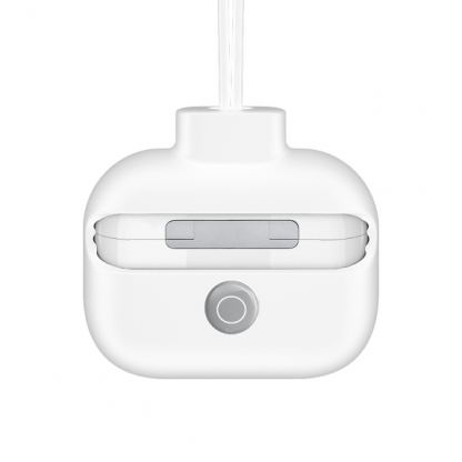 SwitchEasy ColorBuddy AirPods Pro Case - силиконов калъф с лента за врата за Apple Airpods Pro (бял) 