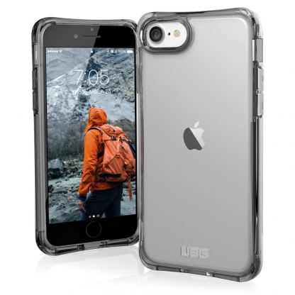 Urban Armor Gear Plyo Case - удароустойчив хибриден кейс за iPhone SE (2020), iPhone 8, iPhone 7 (прозрачен)