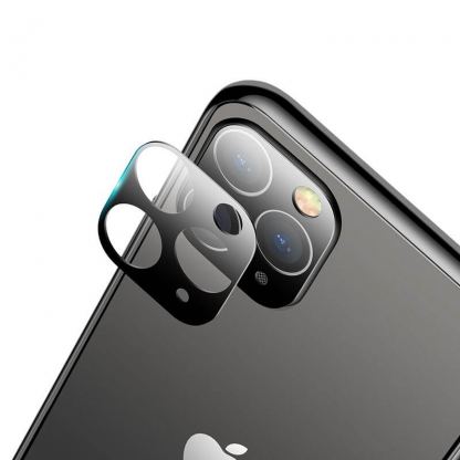 USAMS Camera Lens Glass - предпазни стъклени лещи за камерата на iPhone 11 Pro Max (черен)