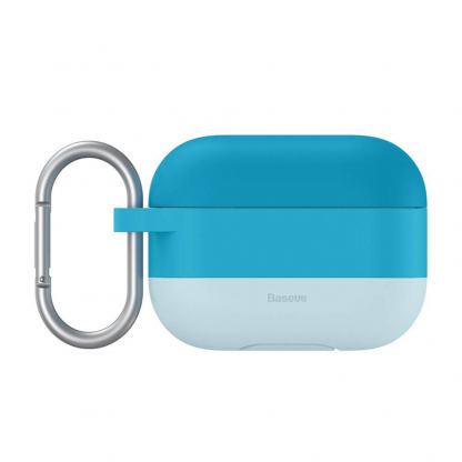Baseus Cloud Hook Silica Gel Case - силиконов калъф за Apple Airpods Pro (син)