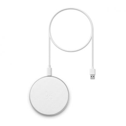 Bang & Olufsen Charging Pad - луксозна поставка (пад) за безжично захранване (бял)