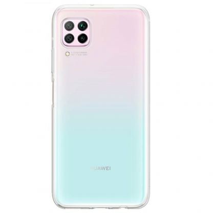 Huawei Flexible Clear Case - оригинален термополиуретанов кейс за Huawei P40 Lite (прозрачен)