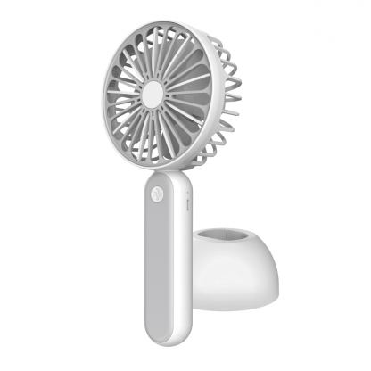 Platinet Pocket Fan - преносим мини вентилатор с презареждаема батерия (бял)