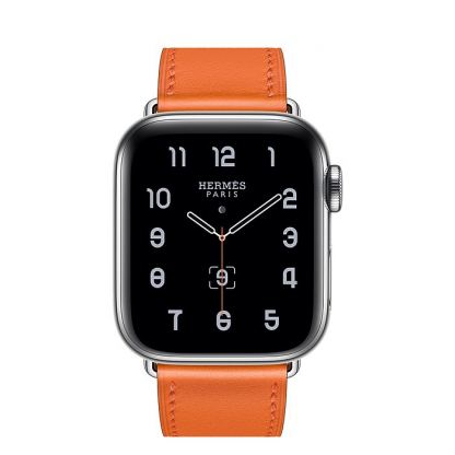 Apple Watch Hermès Series 5, 40mm Orange Stainless Steel Case with Single Tour, GPS + Cellular - умен часовник от Apple