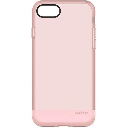 Incase Protective Cover - удароустойчив силиконов (TPU) калъф за iPhone SE (2020), iPhone 8, iPhone 7 (розов)