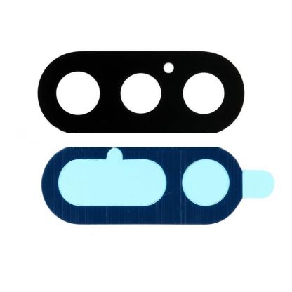 OEM iPhone XS Rear Camera Glass Lens - резервни лещи за задната камера на iPhone XS (черен)