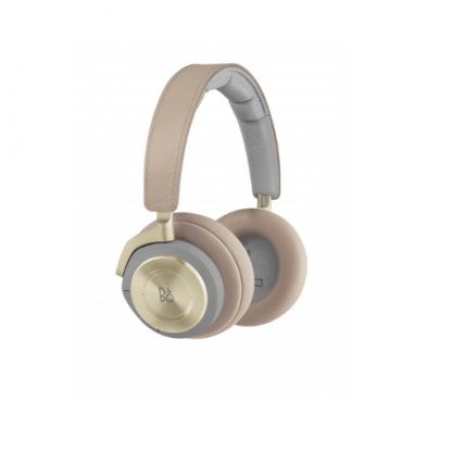 Bang & Olufsen BeoPlay H9 3rd Gen - уникални безжични слушалки с активно изолиране на звука за мобилни устройства (бежов-златист)