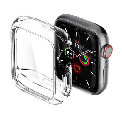 Spigen Ultra Hybrid Case - хибриден кейс с висока степен на защита за Apple Watch 44mm (прозрачен)