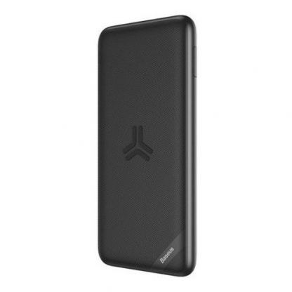Baseus Bracket Power Bank 10W Wireless Charger 10000mAh  - външна батерия с USB и USB-C изходи и с технология за безжично зареждане (черен)