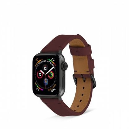 Artwizz WatchBand Leather - кожена (естествена кожа) каишка за Apple Watch 38мм, 40мм (кафяв)