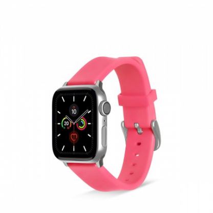 Artwizz WatchBand Silicone - силиконова каишка за Apple Watch 38мм, 40мм (розов)