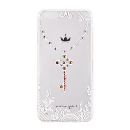 Vennus Art Case Design 3 - силиконов (TPU) калъф за iPhone SE (2020), iPhone 8, iPhone 7 (бял)