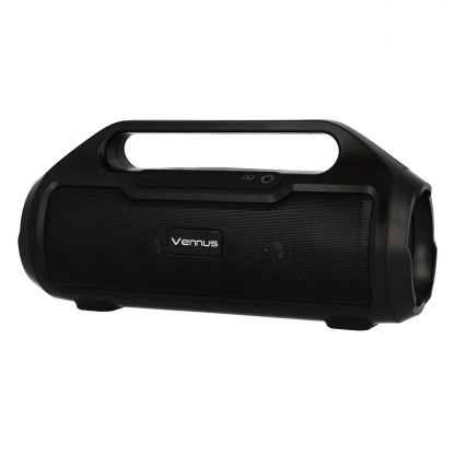 Vennus Bluetooth Speaker TWS BM02 - безжичен блутут спийкър с FM радио, USB порт и microSD слот (черен)