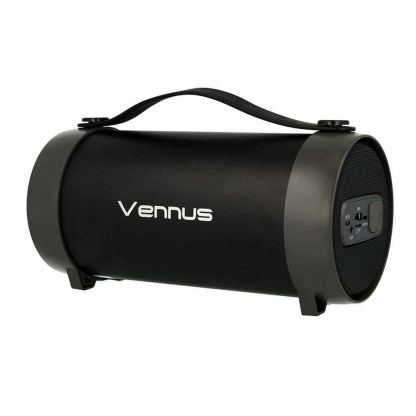 Vennus Bluetooth Speaker TWS S22e - безжичен блутут спийкър с FM радио, USB порт и microSD слот (черен)