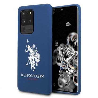 U.S. Polo Assn. Silicone Case - твърд силиконов кейс за Samsung Galaxy S20 Ultra (сим)