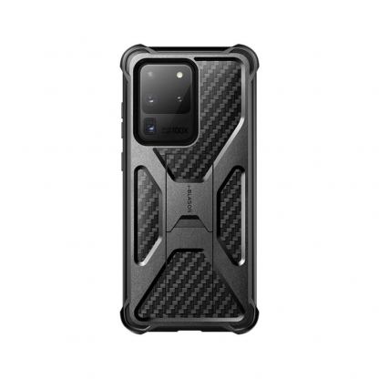 i-Blason Transformer Holster Case - удароустойчив хибриден кейс за Samsung Galaxy S20 Ultra (черен)
