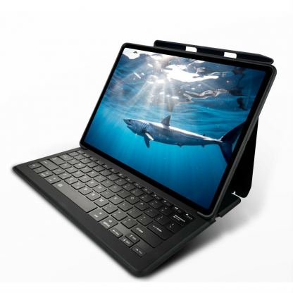 Mako Go Type Qwerty Rugged Keyboard Case - безжична клавиатура, кейс и поставка за iPad Pro 11 (2018) (черен)
