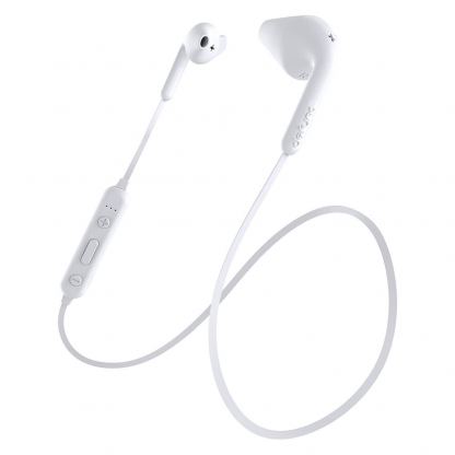 Defunc Basic Hybrid Bluetooth Earbuds - безжични блутут слушалки за мобилни устройства (бял)