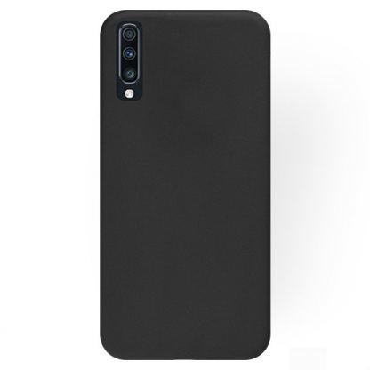 Matt TPU Case - силиконов (TPU) калъф за Samsung Galaxy A70 (черен)