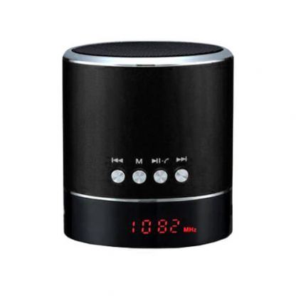 Vennus A38s Portable Bluetooth Speaker - безжична блутут колонка с микрофон, FM радио, USB, microSD слот и AUX (черен)