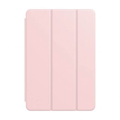 Baseus Simplism Magnetic Leather Case - магнитен полиуретанов калъф с поставка за iPad Pro 12.9 (2020) (розов)