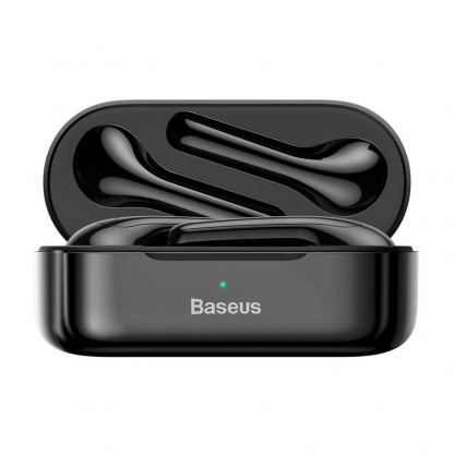 Baseus Encok W07 TWS In-Ear Bluetooth Earphones - безжични блутут слушалки със зареждащ кейс за мобилни устройства (черен)