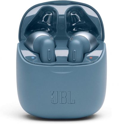 JBL Tune 220TWS - безжични Bluetooth слушалки с микрофон за мобилни устройства (син) 
