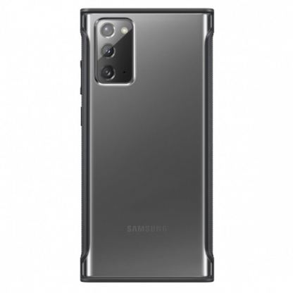 Samsung Clear Protective Cover EF-GN980CBEGEU - оригинален удароустойчив хибриден кейс за Samsung Galaxy Note 20 (черен)