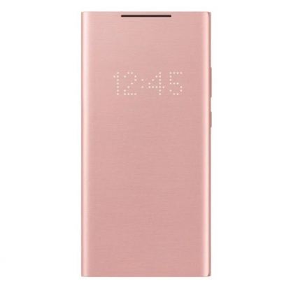 Samsung LED View Cover EF-NN985PAEGEU - оригинален калъф, през който виждате информация от дисплея за Samsung Note 20 Ultra (розов)