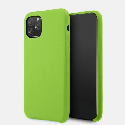 Vennus Silicone Case Lite - силиконов (TPU) калъф за iPhone SE (2020) (зелен)