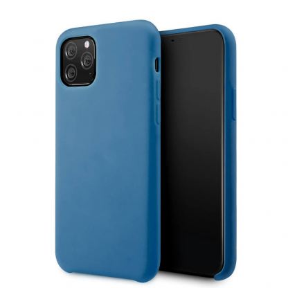 Vennus Silicone Case Lite - силиконов (TPU) калъф за iPhone 11 Pro (син)