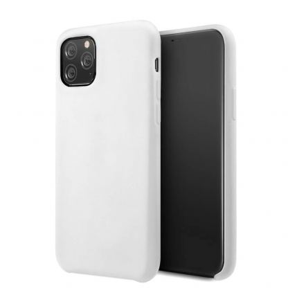 Vennus Silicone Case Lite - силиконов (TPU) калъф за iPhone 11 Pro (бял)