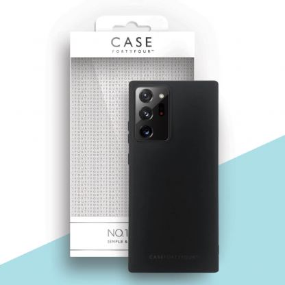 Case FortyFour No.1 Case - силиконов (TPU) калъф за Samsung Galaxy Note 20 Ultra (черен)