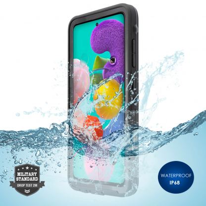 4smarts Rugged Case Active Pro STARK - ударо и водоустойчив калъф за Samsung Galaxy A51 (черен)