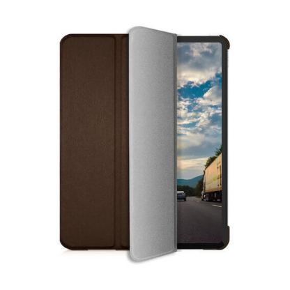 Macally Stand Case - полиуретанов калъф и поставка за iPad Pro 11 (2018), iPad Pro 11 (2020) (кафяв)