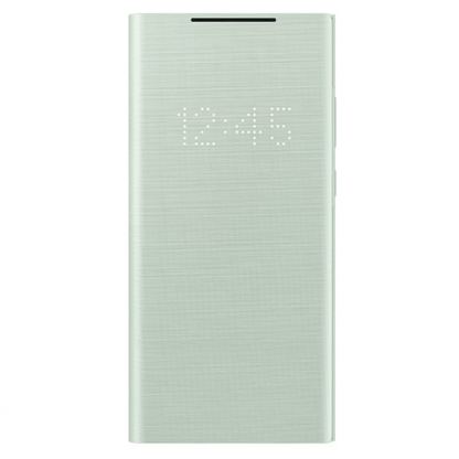 Samsung LED View Cover EF-NN980PMEGEU - оригинален калъф, през който виждате информация от дисплея за Samsung Note 20 (зелен)