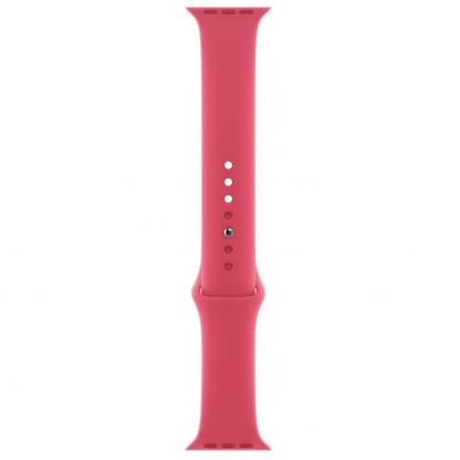 Apple Sport Band Stainless Steel Pin Hibiscus - оригинална силиконова каишка за Apple Watch 38мм, 40мм (светлорозов) 
