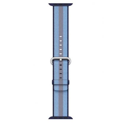 Apple Watch Woven Nylon Midnight Blue - оригинална текстилна каишка за Apple Watch 38мм, 40мм (син)