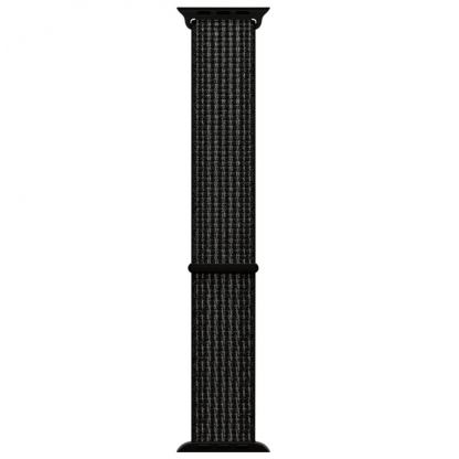 Apple Watch Nike Band Sport Loop - оригинална текстилна каишка за Apple Watch 42мм, 44мм (черен)