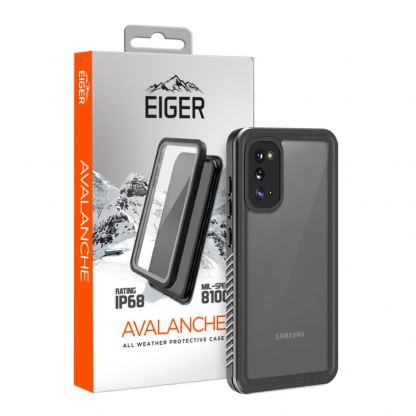 Eiger Avalanche Case - ударо и водоустойчив кейс за Samsung Galaxy Note 20 (черен)