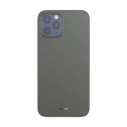 Baseus Wing case - тънък полипропиленов кейс (0.45 mm) за iPhone 12 Pro (черен)