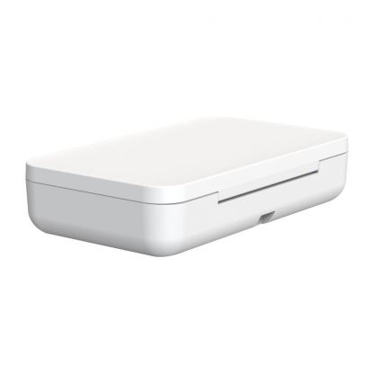 Samsung UV Steriliser - поставка за безжично зареждане и UV стерилизатор за мобилни устройства (бял)