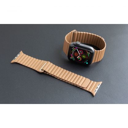 Torrii Leather Loop Band - кожена каишка за Apple Watch 38мм, 40мм (кафяв)