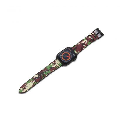 Torrii Leather Band - кожена каишка за Apple Watch 42мм, 44мм (камуфлаж)